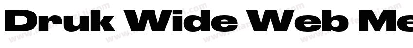 Druk Wide Web Mediu字体转换